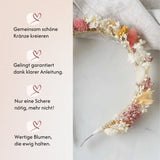 DIY-Set Trockenblumen Haarreif Cara von Blumelei – weitere Produktansicht
