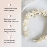 DIY-Set Trockenblumen Haarreif Leni von Blumelei – weitere Produktansicht
