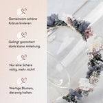 DIY-Set Trockenblumen Haarreif Lilian von Blumelei – weitere Produktansicht
