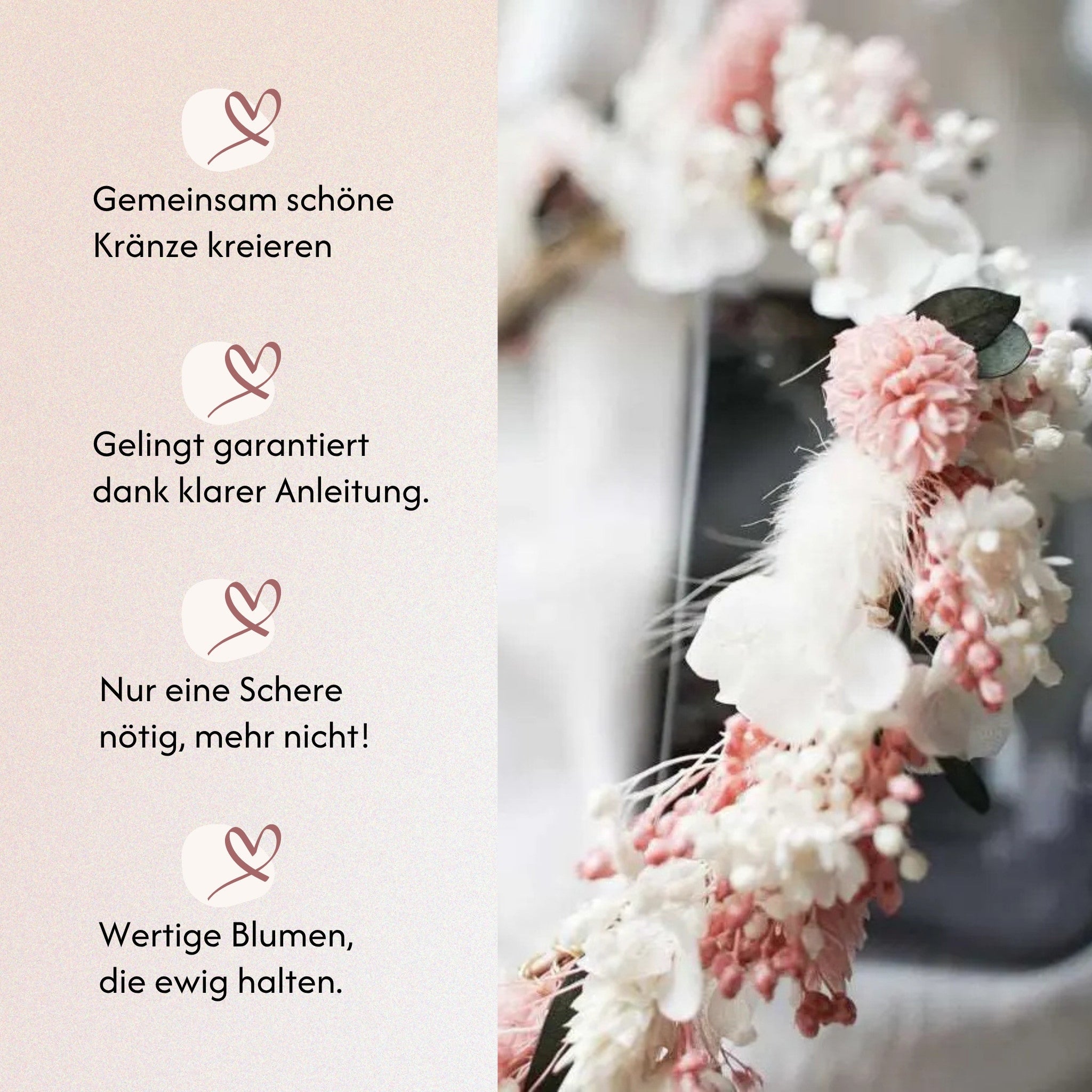 DIY-Set Trockenblumen Haarreif Tamara von Blumelei – weitere Produktansicht