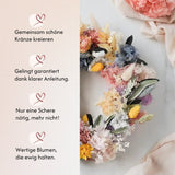 DIY-Set Trockenblumen Tischkranz Emilia von Blumelei – weitere Produktansicht
