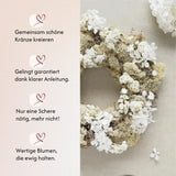 DIY-Set Trockenblumen Tischkranz Helene von Blumelei – weitere Produktansicht