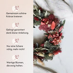 DIY-Set Trockenblumen Tischkranz Jette von Blumelei – weitere Produktansicht