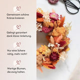 DIY-Set Trockenblumen Tischkranz Kiki von Blumelei – weitere Produktansicht