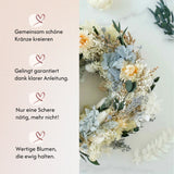 DIY-Set Trockenblumen Tischkranz Lori von Blumelei – weitere Produktansicht