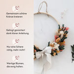 DIY-Set Trockenblumen Türkranz Barbara von Blumelei – weitere Produktansicht