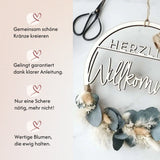 DIY-Set Trockenblumen Türkranz Svea von Blumelei – weitere Produktansicht