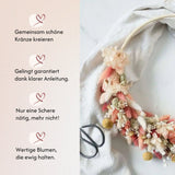 DIY-Set Trockenblumen Wandkranz Theresa von Blumelei – weitere Produktansicht