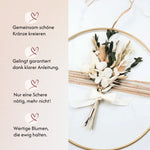 DIY-Set Türkranz Strauß Carla gold von Blumelei – weitere Produktansicht