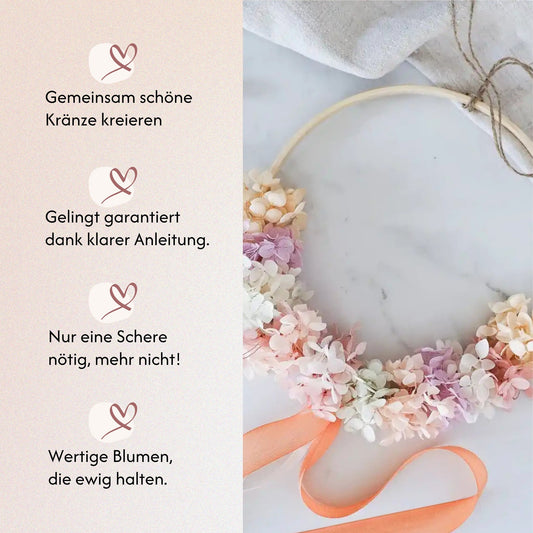 DIY-Set Wandkranz Jana von Blumelei – weitere Produktansicht