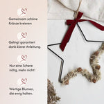 DIY-Set Weihnachtsstern Stella creme 19 cm von Blumelei – weitere Produktansicht