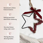 DIY-Set Weihnachtsstern Stella rot 19 cm von Blumelei – weitere Produktansicht