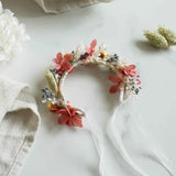 Trockenblumen-Haarkranz zum Selberbinden für die Hochzeit – Set Sabrina