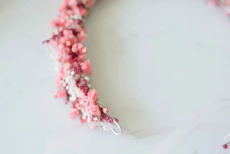 DIY-Set Trockenblumen Haarkranz Tessa