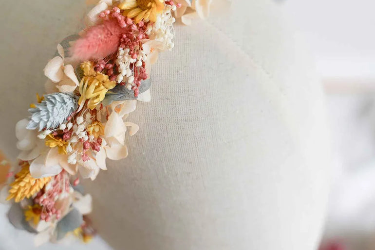 DIY-Set Trockenblumen Haarreif Susi