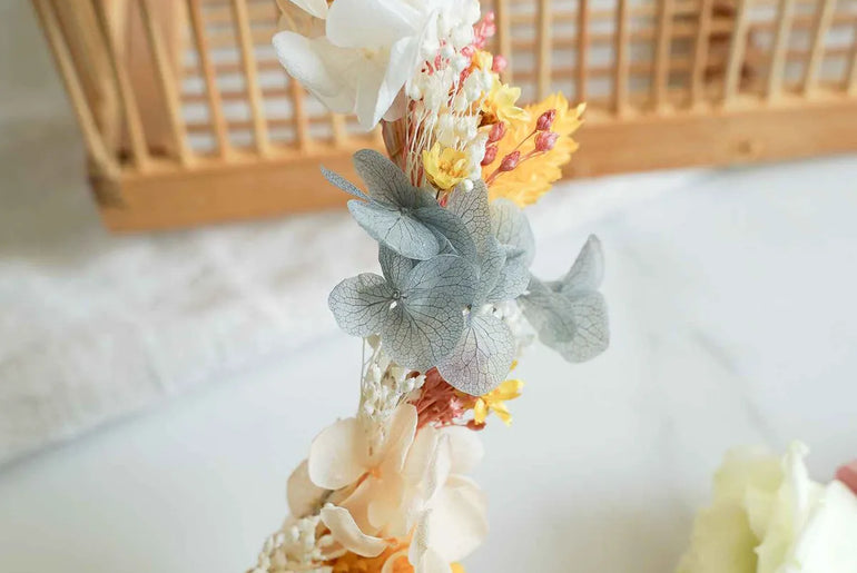DIY-Set Trockenblumen Haarreif Susi