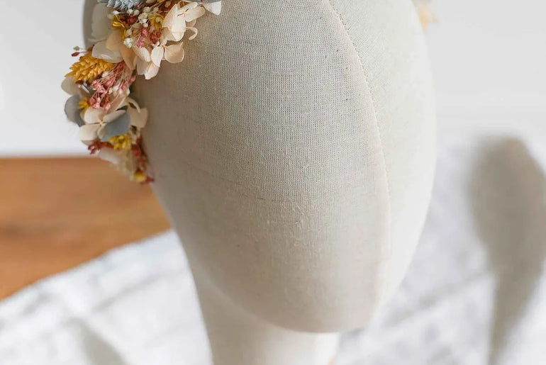 DIY-Set Trockenblumen Haarreif Susi