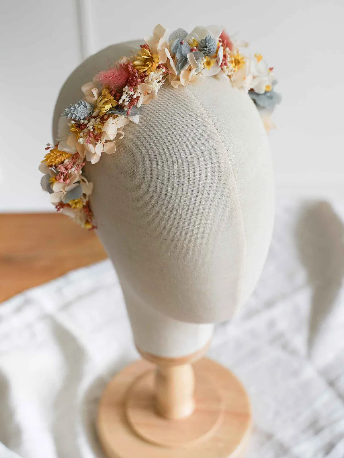DIY-Set Trockenblumen Haarreif Susi