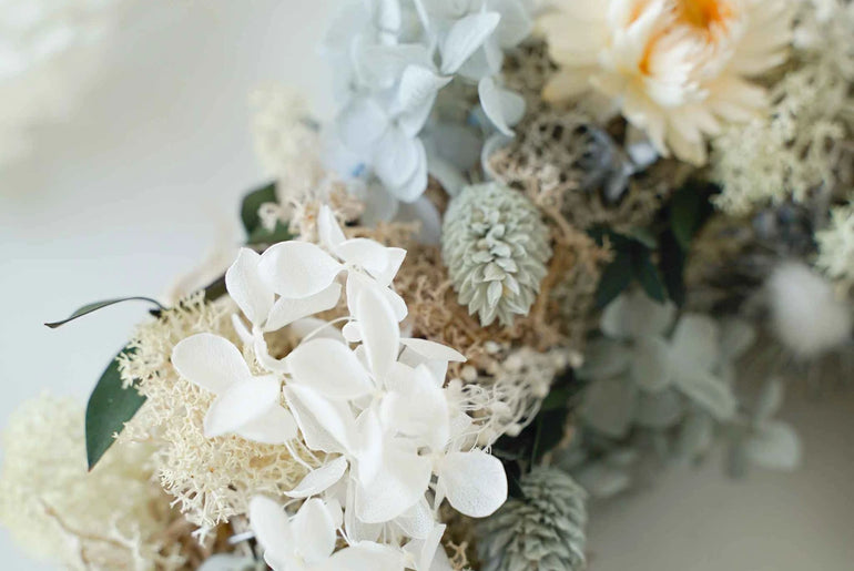 DIY-Set Trockenblumen Tischkranz Lori