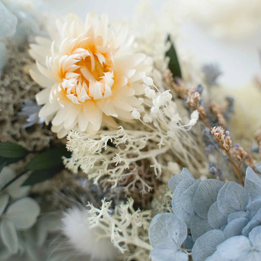 DIY-Set Trockenblumen Tischkranz Lori
