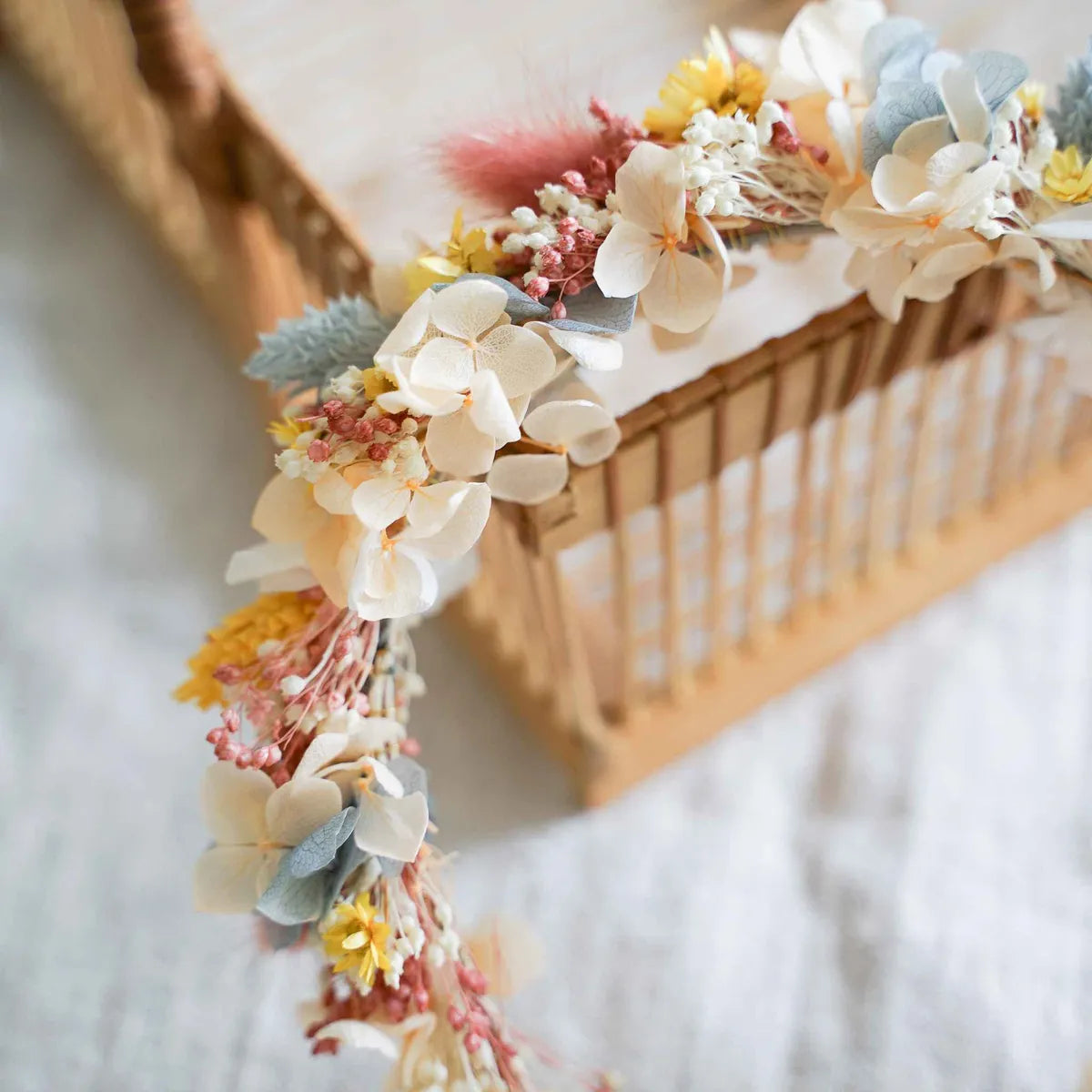 DIY-Set Trockenblumen Haarreif Susi
