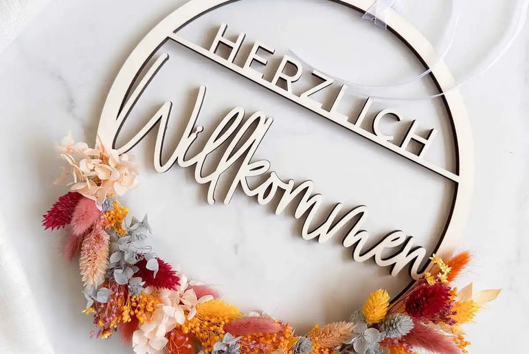 DIY Set Trockenblumen Türkranz Flores