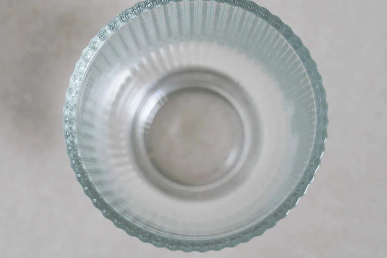 Windlichtglas für Tischkränze