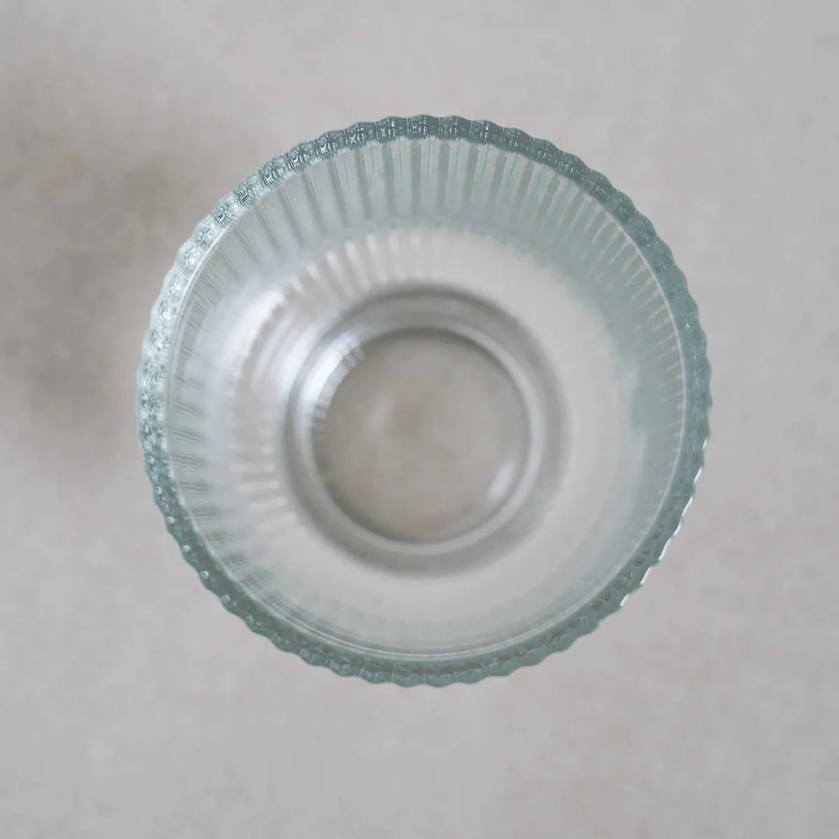 Windlichtglas für Tischkränze